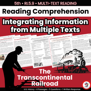 The Transcontinental Railroad: Reading Comprehension & U.S. History Lesson